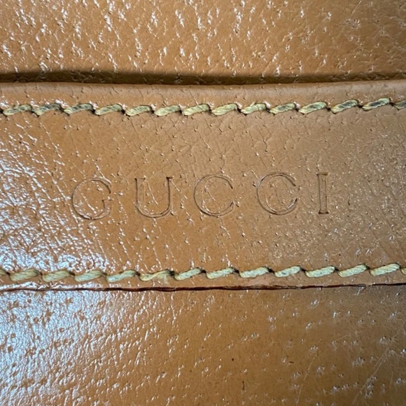 Authentic Gucci Brown Leather Wristlet Pouch - Picture 8 of 16